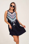 Женское платье 50550 — трапеция из хлопка