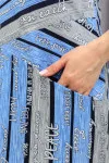 Женское платье 9224 — с разнонаправленной полоской — фото 5 Женское платье 9224 — с разнонаправленной полоской