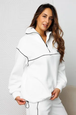 Женский костюм с брюками 424 флисовый
