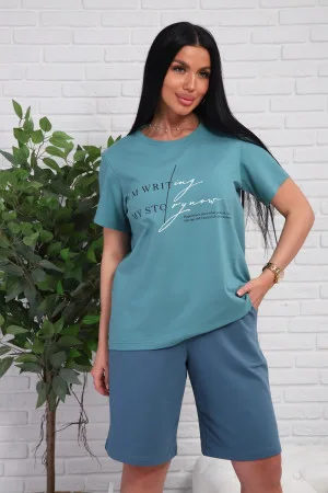 Женский костюм с шортами 1107